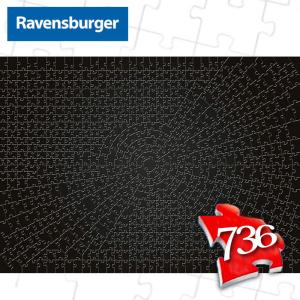 ラベンスバーガー ジグソーパズル RAVENSBURGER KRYPT BLACK (736 pc) 15260 おもちゃ オモチャ 玩具｜sports-ex