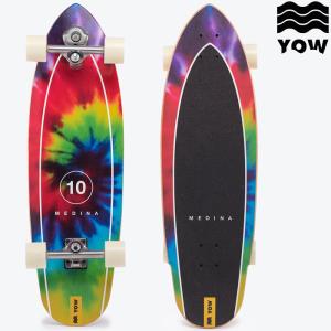 ヤウ サーフスケート YOW SURFSKATE x MEDINA Tie Dye 33″ スケートボード スケボー 日本正規品｜sports-ex