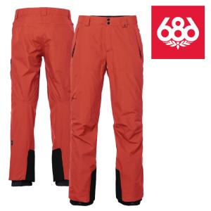 シックスエイトシックス スノーボードウェア パンツ 22-23 686 MEN'S GORE-TEX CORE SHELL PANT Brick Red メンズ ゴアテックス 日本正規品｜sports-ex