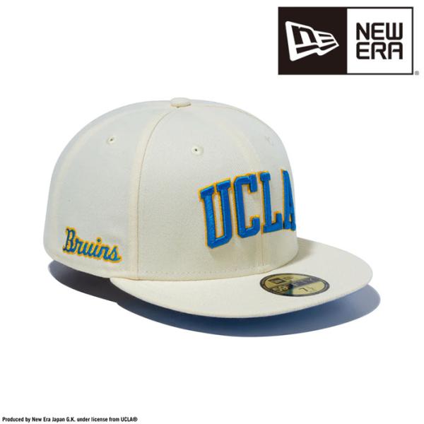 ニューエラ NEW ERA 59FIFTY UCLA アーチロゴ ワインコルク × マリンブルー メ...