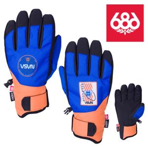 スノーボード グローブ シックスエイトシックス 686 PRIMER GLOVE Nasa Orange 手袋スキー 23-24 日本正規品｜sports-ex