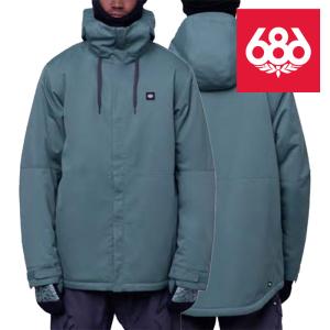 スノーボード ウェア ジャケット シックスエイトシックス 686 MEN'S FOUNDATION INSULATED JACKET Cypress Green メンズ 男性 23-24 日本正規品｜sports-ex