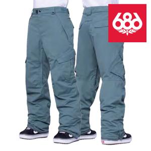 スノーボード ウェア パンツ シックスエイトシックス 686 MEN'S INFINITY INSULATED CARGO PANT Cypress Green メンズ 男性 カーゴパンツ 23-24 日本正規品｜sports-ex