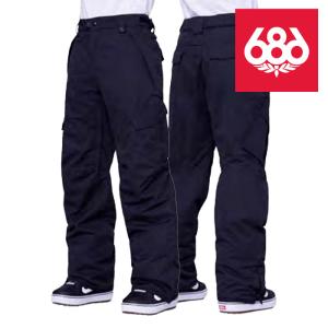 スノーボード ウェア パンツ シックスエイトシックス 686 MEN'S INFINITY INSULATED CARGO PANT Black メンズ 男性 カーゴパンツ 23-24 日本正規品｜sports-ex