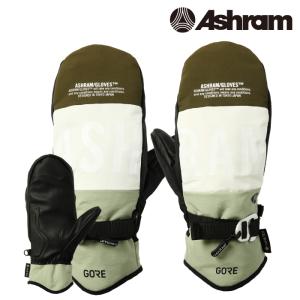 スノーボード スキー グローブ アシュラム ASHRAM DOGMA Olive/Lt.Green ミット ミトン 手袋 23-24 日本正規品｜sports-ex