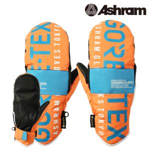 スノーボード スキー グローブ アシュラム ASHRAM PROFILE LOGO MITT Orange ミット ミトン 手袋 23-24 日本正規品｜sports-ex