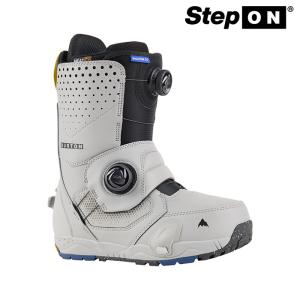 スノーボード ブーツ バートン ステップオン BURTON MEN'S PHOTON STEP ON WIDE Gray フォトン ワイド メンズ 男性 BOAフィットシステム 23-24 日本正規品｜sports-ex