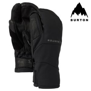 スノーボード グローブ バートン BURTON [AK] CLUTCH GORE-TEX MITTENS True Black ゴアテックス 23-24 日本正規品｜sports-ex