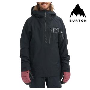 スノーボード ウェア ジャケット バートン BURTON MEN'S [AK] VELOCITY GORE-TEX 2L ANORAK JACKET True Black メンズ アノラック 23-24 日本正規品｜sports-ex