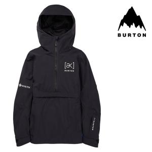 スノーボード ウェア ジャケット バートン BURTON WOMEN'S [AK] KIMMY GORE-TEX 2L ANORAK JACKET True Black レディース アノラック 23-24 日本正規品｜sports-ex