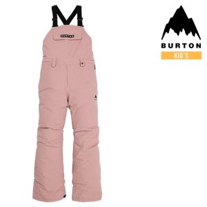 スノーボード ウェア パンツ バートン BURTON KIDS' SKYLAR 2L BIB PANTS Powder Blush キッズ YOUTH 子供 ビブパンツ 23-24 日本正規品｜sports-ex