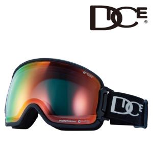 スノーボード スキー ゴーグル ダイス DICE BANK BK35190 MBK Photochromic/Mit Red バンク 調光 23-24 日本正規品｜sports-ex