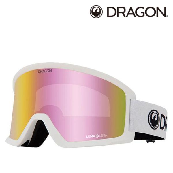 スノーボード スキー ゴーグル ドラゴン DRAGON DX3 L White/Lumalens P...