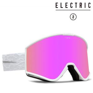 スノーボード スキー ゴーグル エレクトリック ELECTRIC KLEVELAND Matte White Nuron/Pink Chrome 24KMP 23-24 日本正規品｜sports-ex