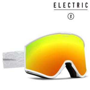 スノーボード スキー ゴーグル エレクトリック ELECTRIC KLEVELAND Matte White Nuron/Grey Red Chrome Jp 24KMG 23-24 日本正規品｜sports-ex