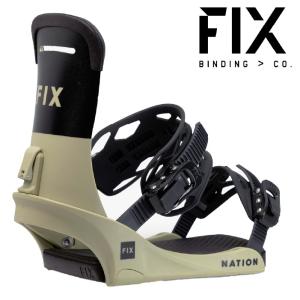 スノーボード ビンディング フィックス バインディング FIX BINDING CO. NATION Tan MEN'S ネーション メンズ 男性 23-24｜sports-ex