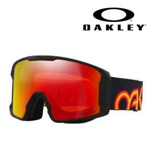 スノーボード スキー ゴーグル オークリー OAKLEY LINE MINER L Black Fire/Prizm Torch OO7070 23-24 日本正規品｜sports-ex