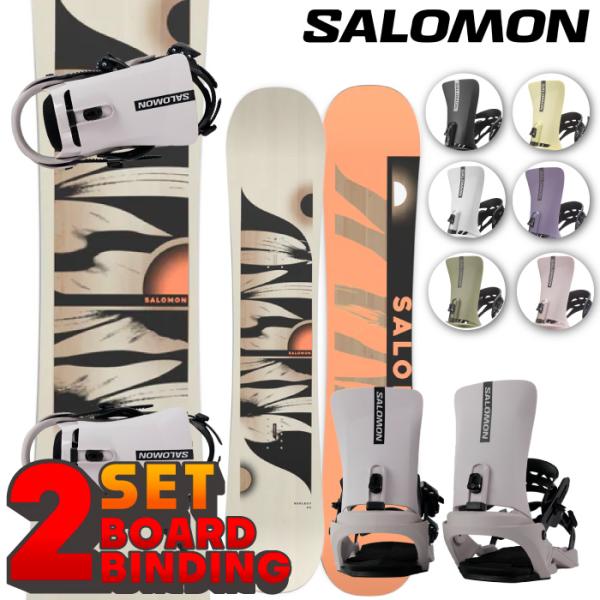 サロモン スノーボード - ビンディング 2点セット 23-24 SALOMON REFLECT W...