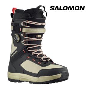 スノーボード ブーツ サロモン SALOMON ECHO LACE SJ BOA Spray Green/Black/Hot Coral MEN'S エコー レース ボア メンズ 男性 23-24 日本正規品｜sports-ex