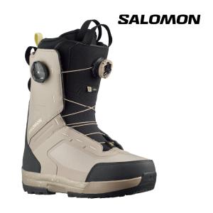 スノーボード ブーツ サロモン SALOMON VISTA DUAL BOA Vintage Khaki/Black/Tender Yellow WOMEN'S ビスタ デュアル ボア レディース 23-24 日本正規品｜sports-ex