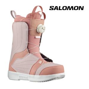 スノーボード ブーツ サロモン SALOMON PEARL BOA Ash Rose/Lilac Ash/White WOMEN'S パール ボア レディース 女性 23-24 日本正規品｜sports-ex