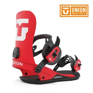 スノーボード ビンディング ユニオン UNION STRATA Red MEN'S ストラータ メンズ 男性 バインディング 23-24 日本正規品｜sports-ex