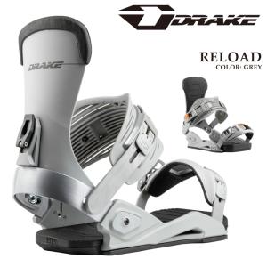 スノーボード ビンディング ドレイク DRAKE RELOAD Grey リロード グレー バインディング メンズ 24-25 日本正規品 予約｜sports-ex
