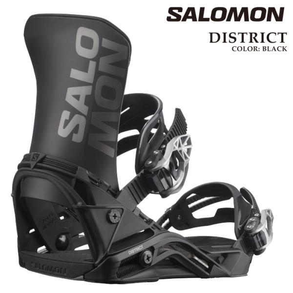 スノーボード ビンディング サロモン SALOMON DISTRICT Black ディストリクト ...