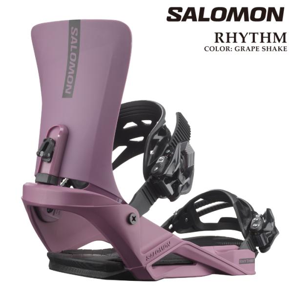 スノーボード ビンディング サロモン SALOMON RHYTHM Grape Shake リズム ...