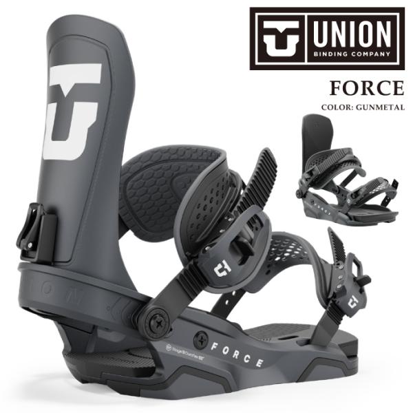 スノーボード ビンディング ユニオン UNION FORCE Gunmetal フォース ガンメタル...