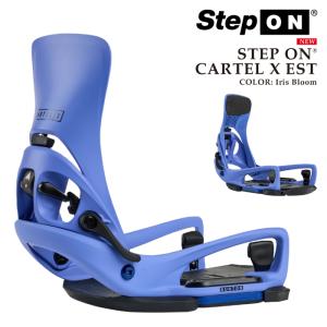 日本正規品 スノーボード ビンディング バートン BURTON MENS STEP ON CARTEL X EST Iris Bloom ステップオン カーテル エックス メンズ 25-26