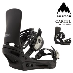 日本正規品 スノーボード ビンディング バートン BURTON MENS CARTEL Re:Flex Black カーテル リフレックス バインディング メンズ 25-26｜SportsExpress