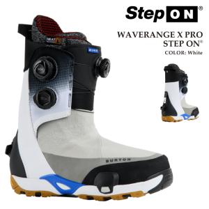 日本正規品 スノーボード ブーツ バートン BURTON MENS WAVERANGE X PRO STEP ON WIDE White ウェイブレンジ エックス プロ ステップオン ワイド 25-26