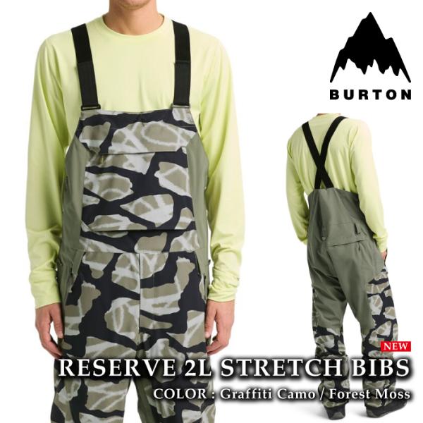 日本正規品 スノーボード ウェア ビブパンツ バートン BURTON MENS RESERVE 2L...