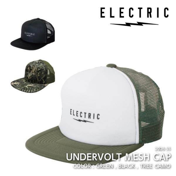 日本正規品 キャップ エレクトリック ELECTRIC UNDERVOLT MESH CAP Bla...