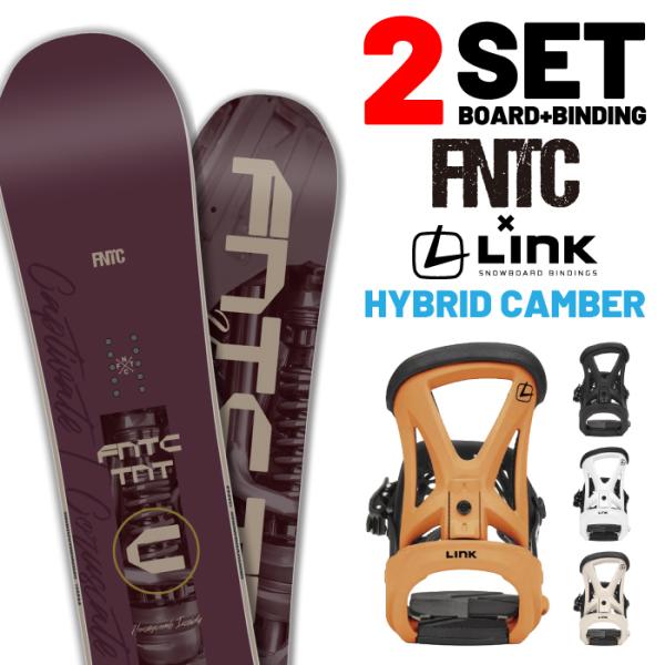 日本正規品 取付可能 スノーボード ビンディング 2点セット エフエヌティーシー FNTC TNT ...