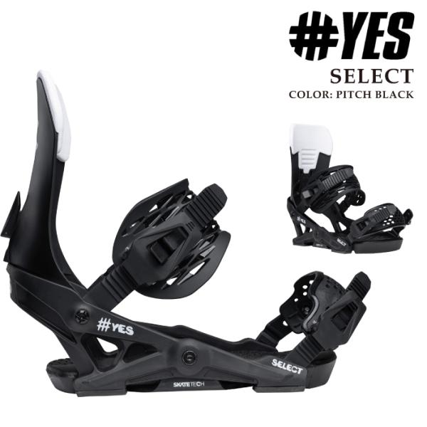日本正規品 スノーボード ビンディング イエス YES SELECT Pitch Black セレク...