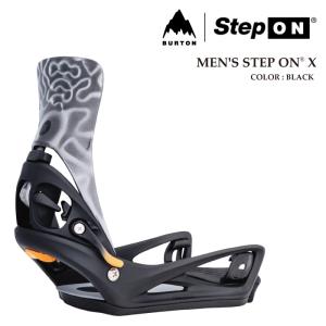 日本正規品 スノーボード ビンディング バートン BURTON MENS STEP ON X Re:Flex Black ステップオン エックス バインディング メンズ 26-27