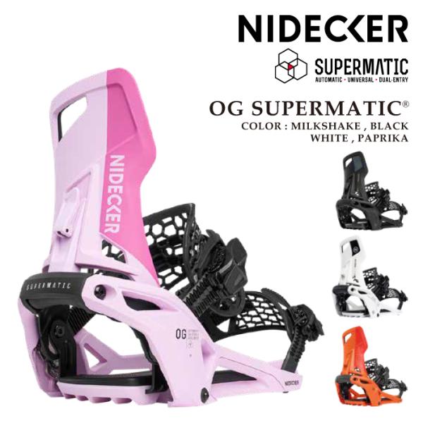 日本正規品 スノーボード ビンディング ナイデッカー NIDECKER OG SUPERMATIC ...