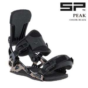 日本正規品 スノーボード ビンディング エスピー SP PEAK Black ピーク メンズ レディース 26-27