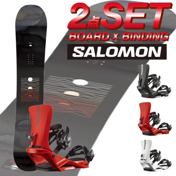サロモン スノーボード - ビンディング 2点セット 22-23 SALOMON PULSE - R...