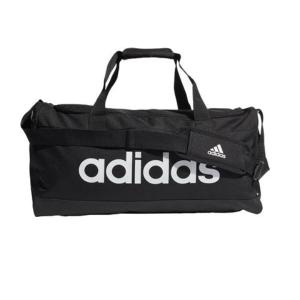 アディダス adidas リニア ダッフルバッグ M スポーツバッグ・ドラムバッグ 60205-GN2038(ブラック/ホワイト)｜sports-farm