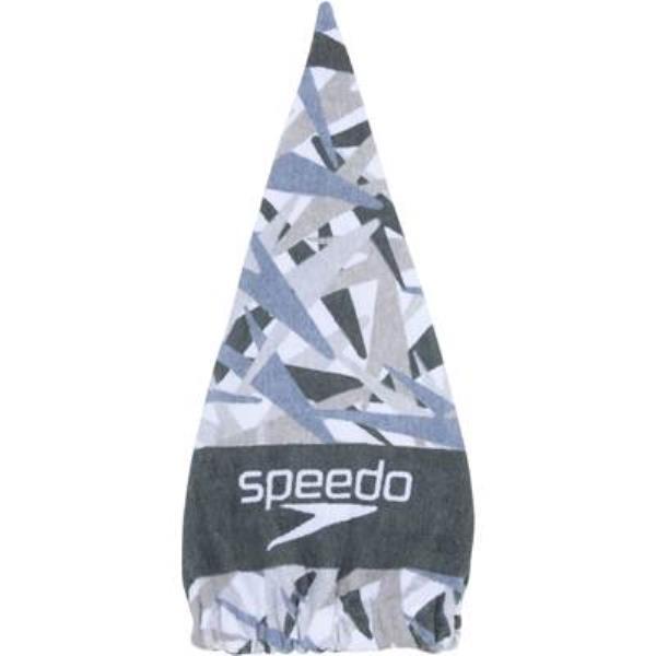 スピード speedo スタックタオルキャップ スイムアクセサリー SE62006-K(ブラック)