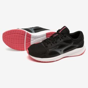 MIZUNO ミズノ マキシマイザー26[ウィメンズ] レディースランニングシューズ K1GA240121(ブラック×チャコールグレー×ピンク)｜sports-farm