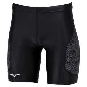 【メール便対応】MIZUNO ミズノ MTCレーシングタイツ(ハーフ／陸上競技)[ユニセックス] 陸上スパッツ U2MBB013-09(ブラック)｜sports-farm