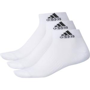 adidas アディダス BASIC 3P ショートソックス DMK56 WHT/BLK｜sports-lab