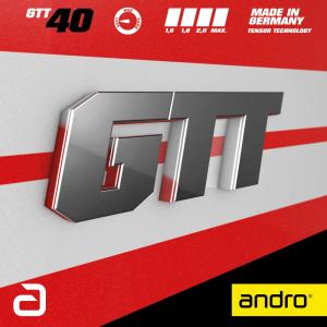 andro アンドロ 卓球用 裏ソフトラバー GTT 40 ライトテンション 裏ラバー（テンゾーバイオスLT） 112276 クロ｜sports-lab