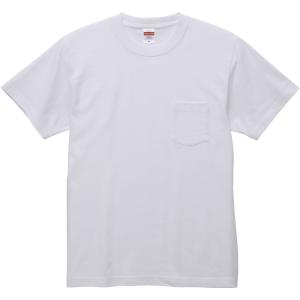 UnitedAthle ユナイテッドアスレ 5．6オンス ハイクオリティー Tシャツ（ポケット付） 500601 ホワイト