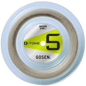 GOSEN ゴーセン バドミントン ストリングス G - TONE5 ナチュラル  100 mロール BS0651NA｜sports-lab