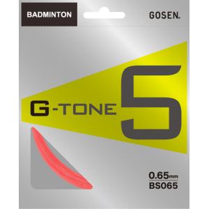 GOSEN ゴーセン バドミントン ガット G−TONE 5 サーモンピンク BS065SP｜sports-lab